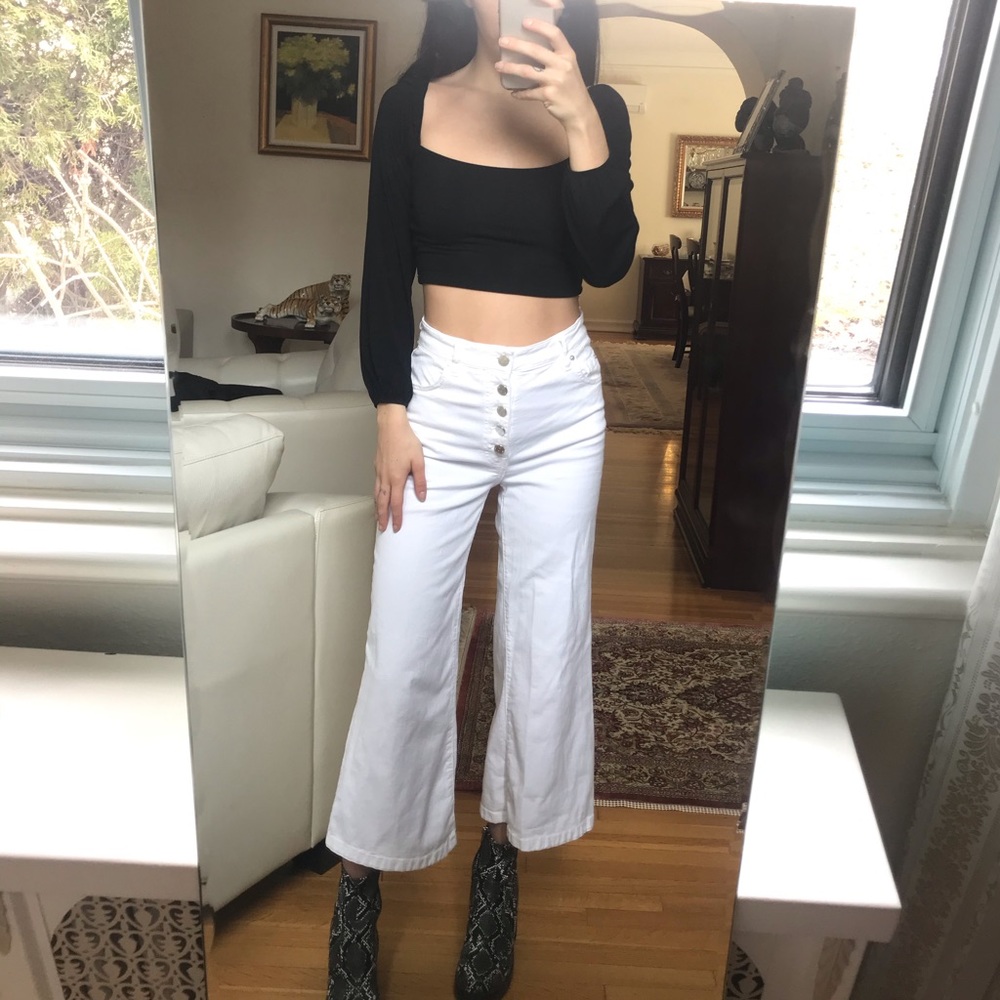 urban outfitters 5-button flare jeans